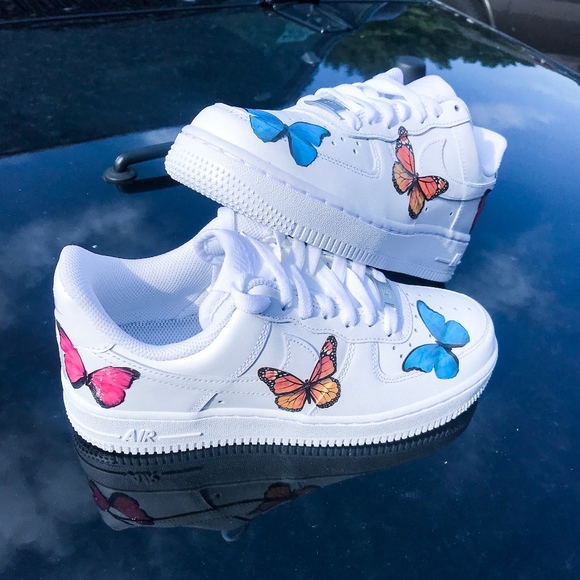 nike air force 1 womens with butterflies